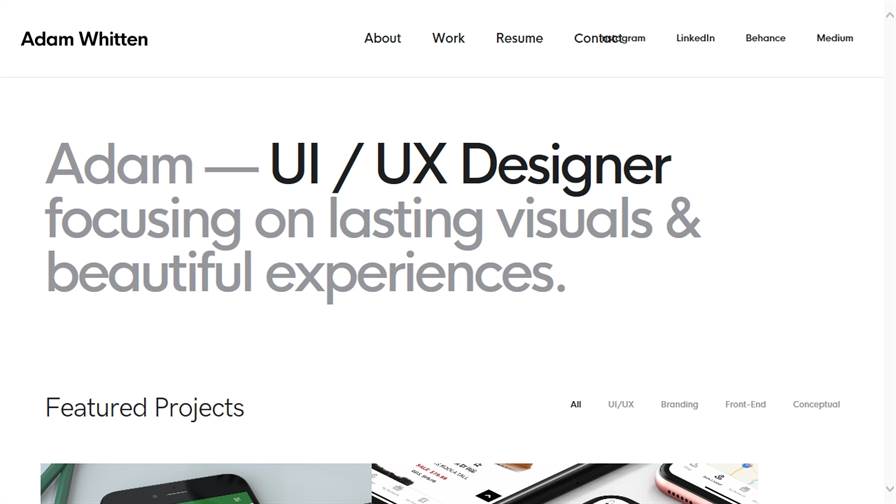 Adam Whitten — UI UX Designer