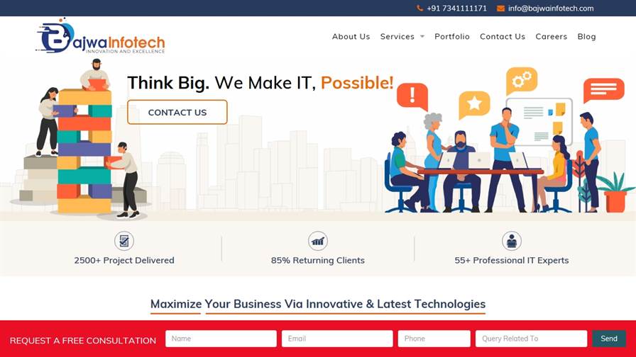 Bajwa Infotech Pvt. Ltd. - Web Development Company in Panchkula, Chandigarh