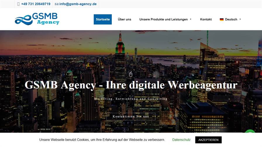 GSMB Agency GmbH | Webdesign Ulm Baden-Württemberg / Bayern