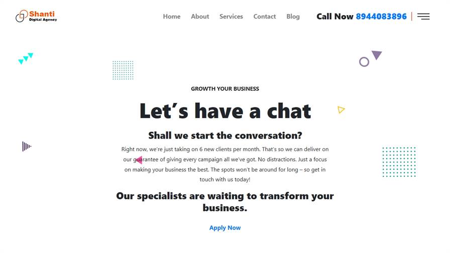 Shanti Digital Agency - The Digital Marketing & Website Designing Company