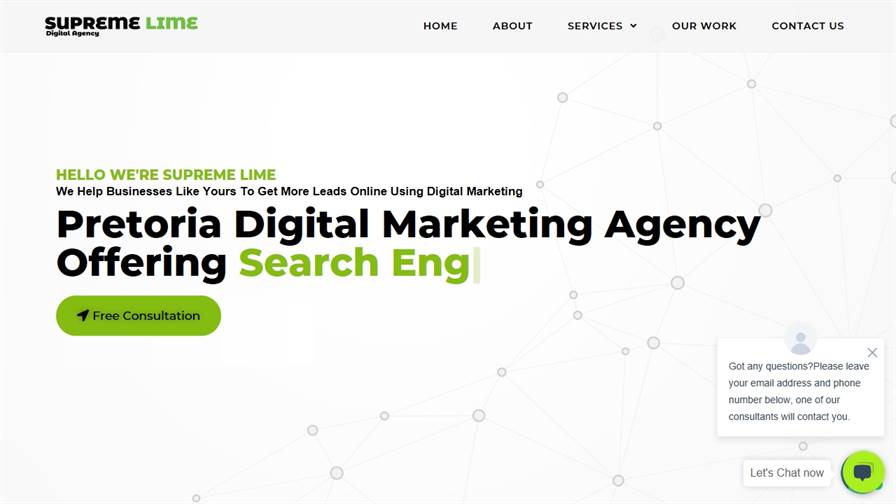 SEO | Digital Marketing Agency Pretoria | Supreme Lime